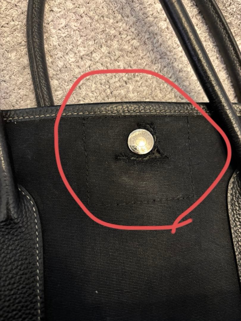 ガーデンパーティーPM エルメス　ブラック