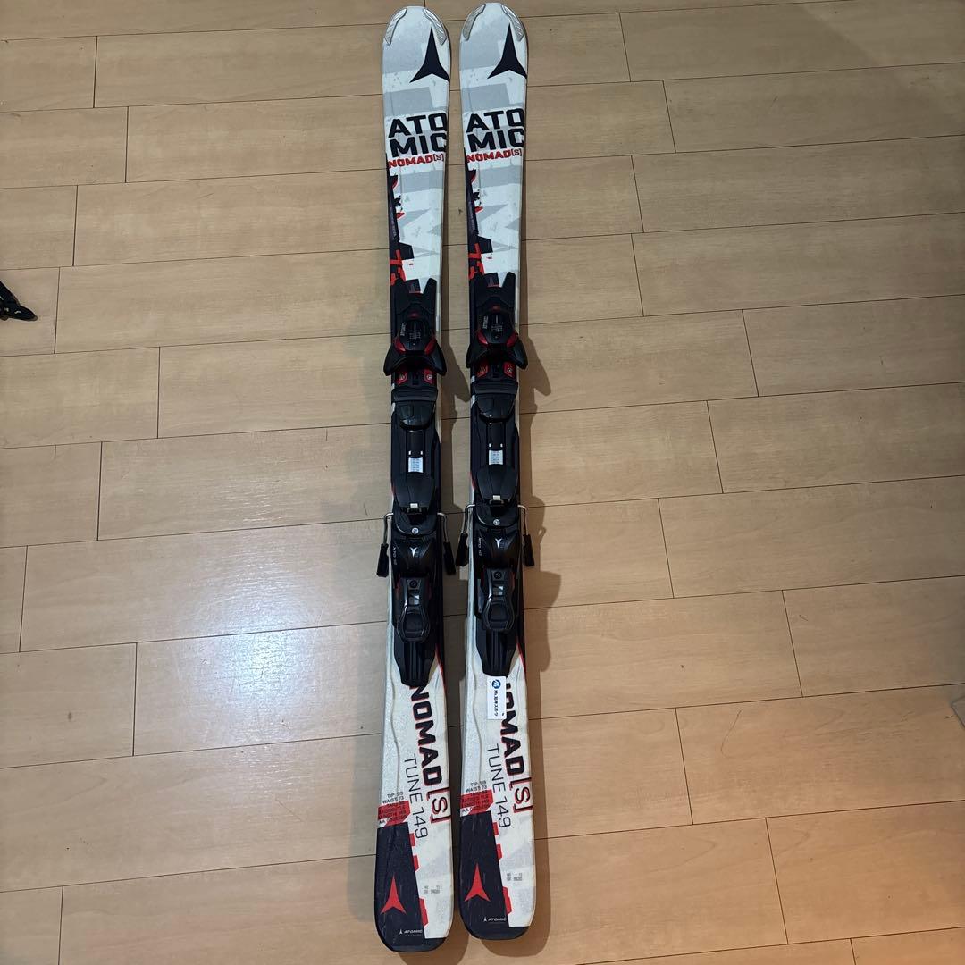 Atomic 149cm スキー板　ストック　セット