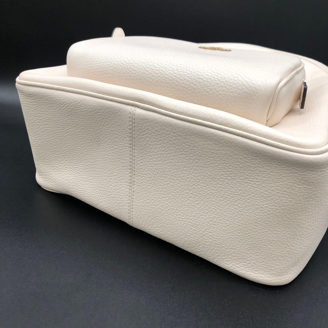 R【新品未使用品】コーチ　COACH ベージュ　レザーリュック