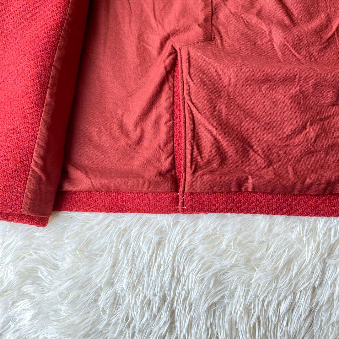 【未使用/希少】23区 イタリア生地使用　ダッフルコート ウールツイード　大きい