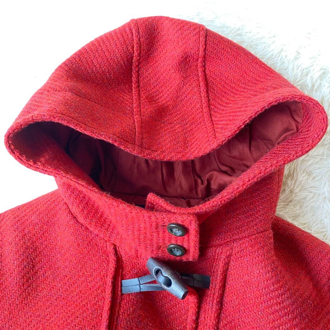 【未使用/希少】23区 イタリア生地使用　ダッフルコート ウールツイード　大きい