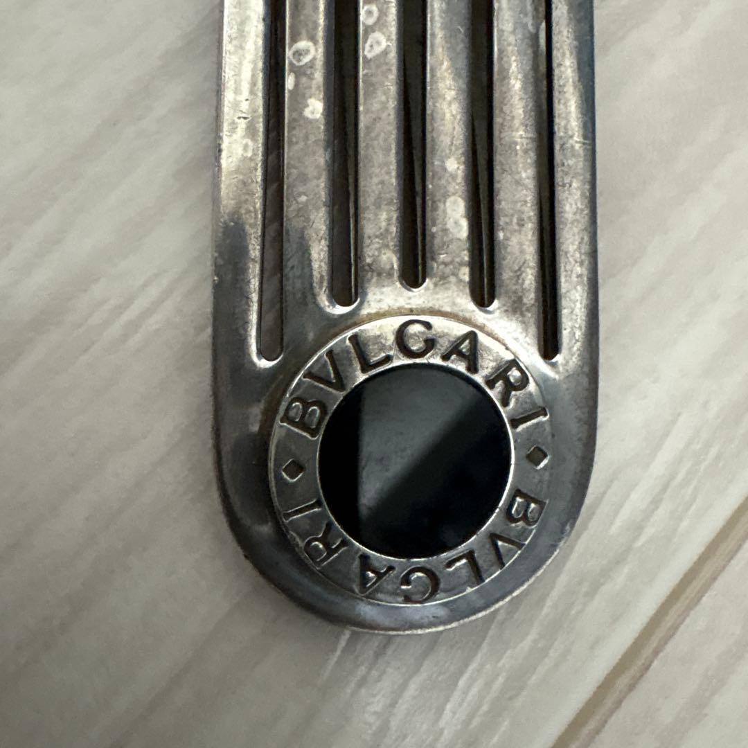 BVLGARI刻印 マネークリップ シルバー　925 オニキス