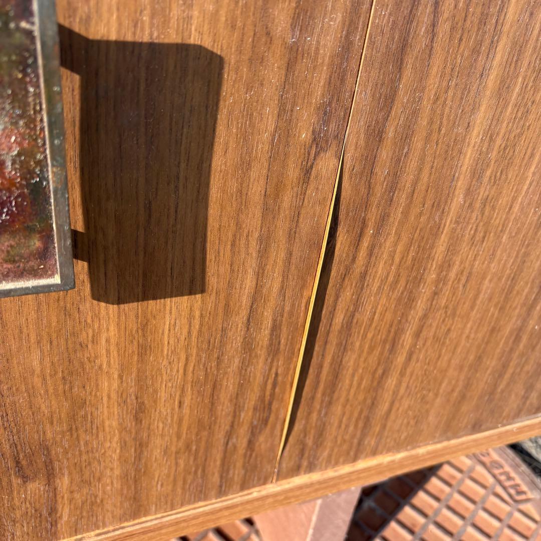 昭和レトロ サントリーウイスキー ミッドセンチュリー古家具 飾り棚 サイドボード