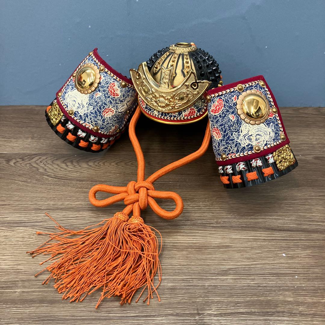 A-2 昭和レトロ 五月人形 兜飾り 雄山作 大鍬形 10号程度 伝統工芸