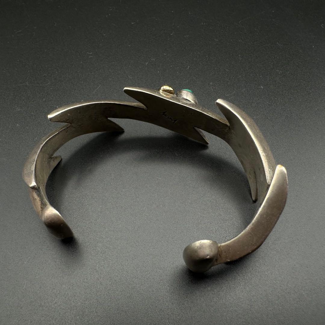 Navajo Aaron Anderson ライトニング バングル　ターコイズ