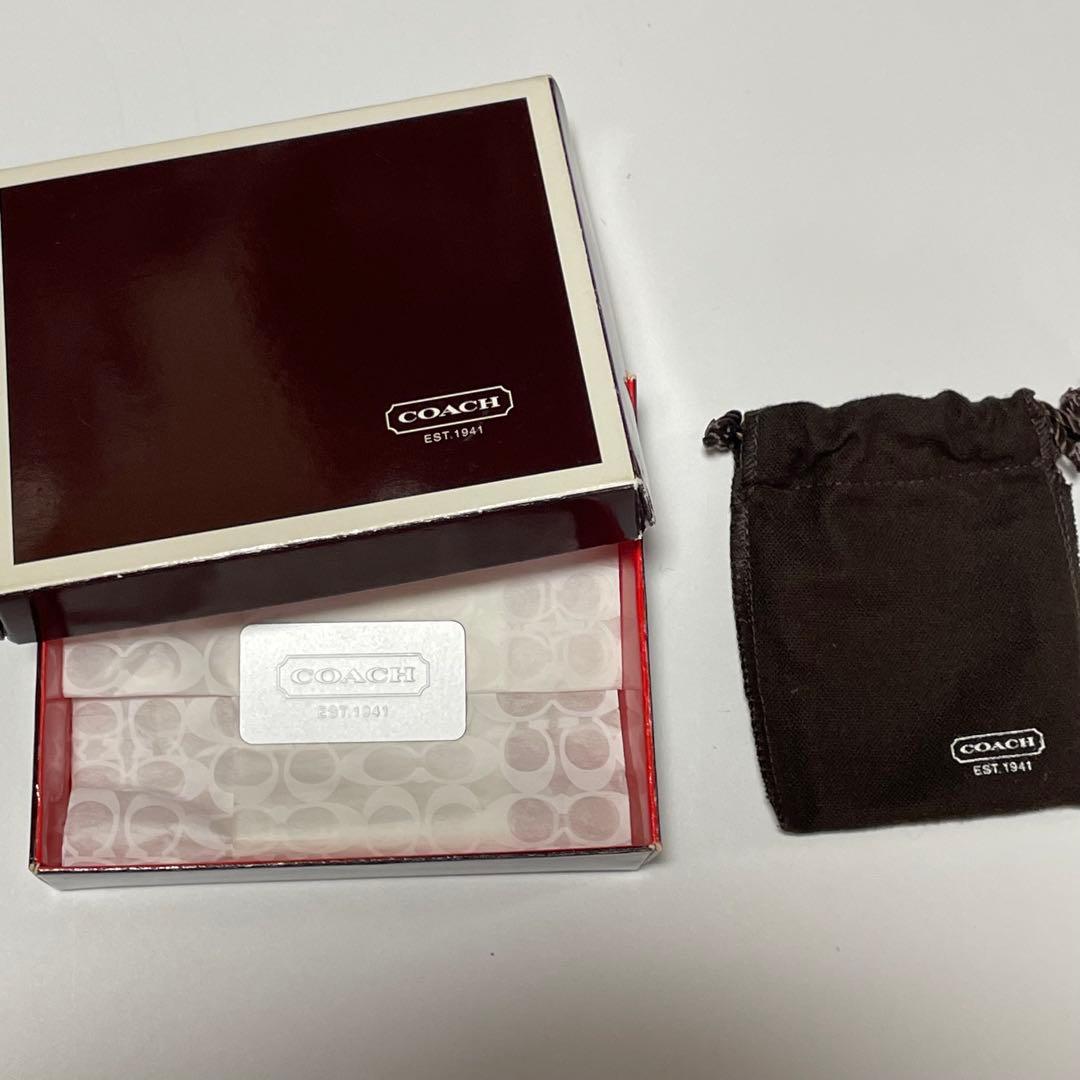 小物 Coach Signature Picture Frame Purple