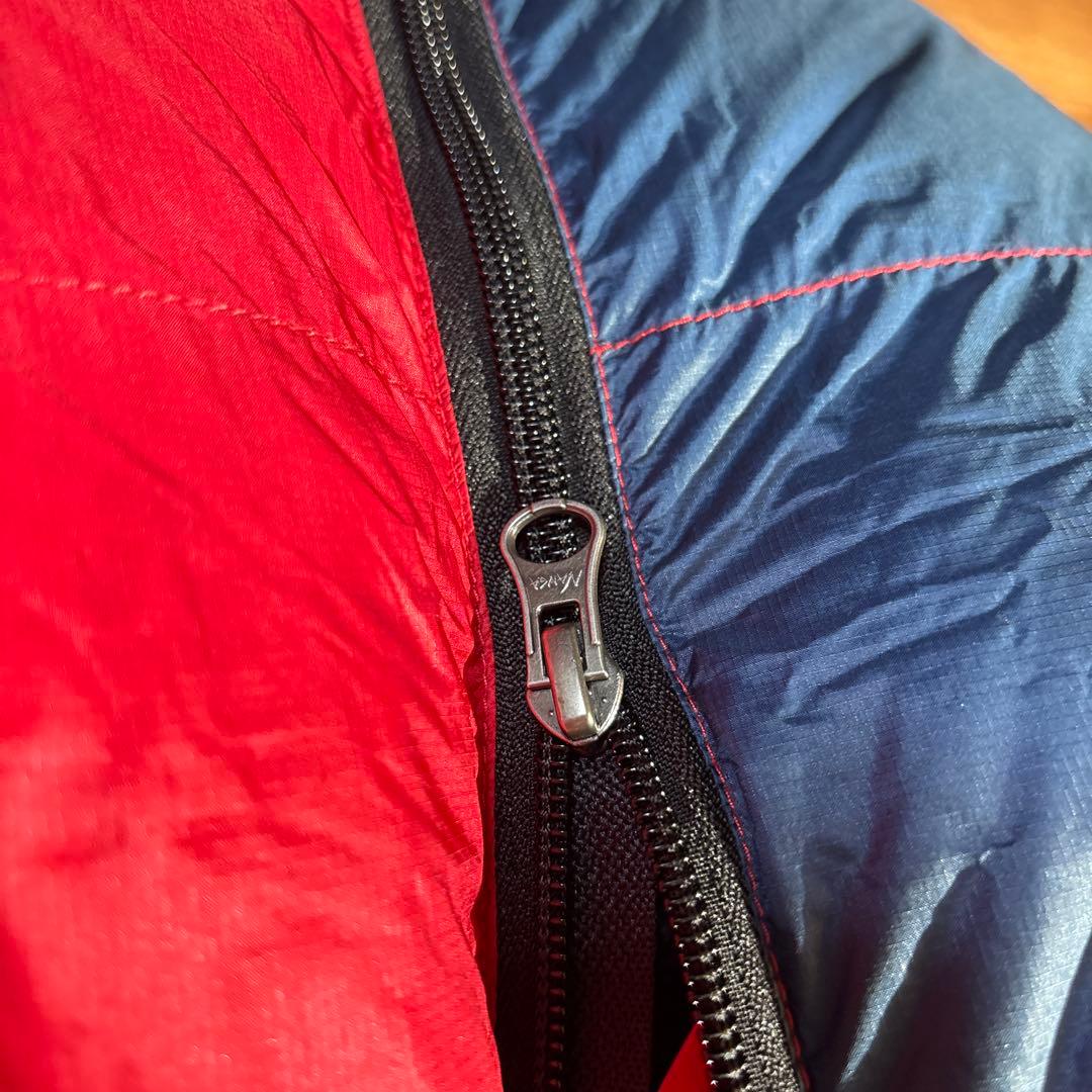 NANGA オーロラライト 900DX Sサイズ 寝袋 シュラフ 赤/青 厳冬期