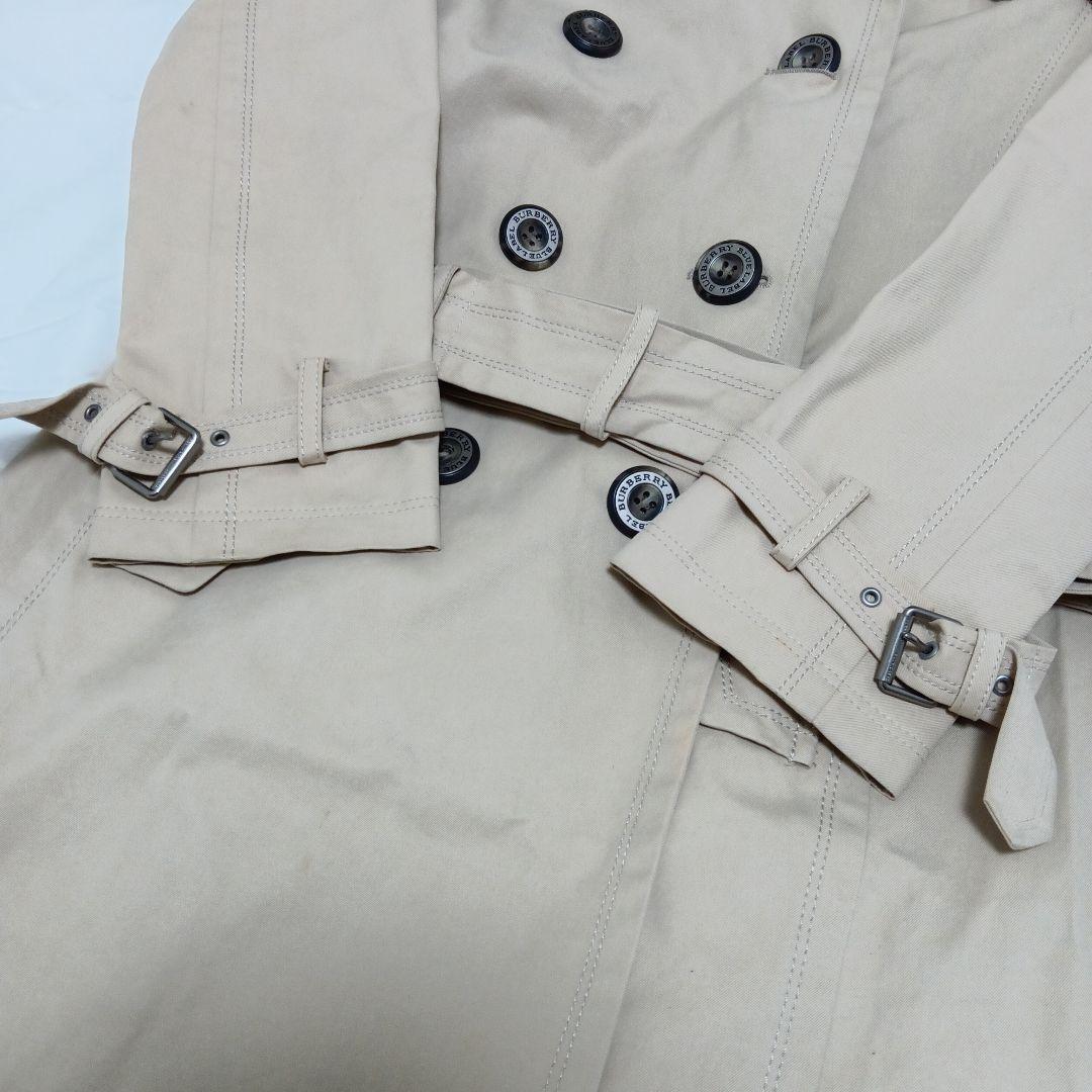 バーバリーブルーレーベル トレンチコート ノバチェック ライナー 38 ロング