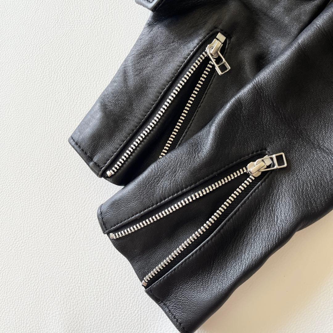 ▼極美品✨TRUNO by NOISEMAKERライダースジャケット ラムレザー