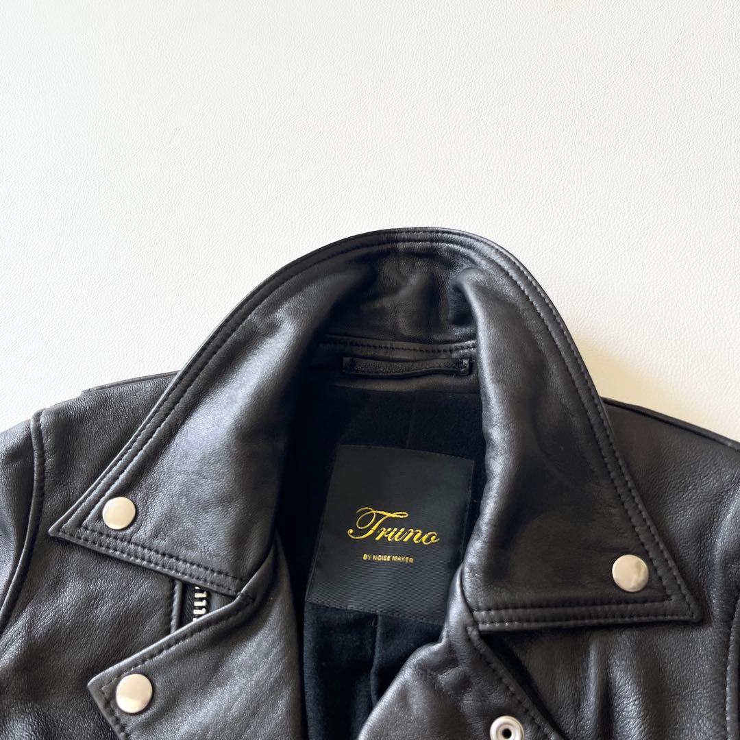 ▼極美品✨TRUNO by NOISEMAKERライダースジャケット ラムレザー