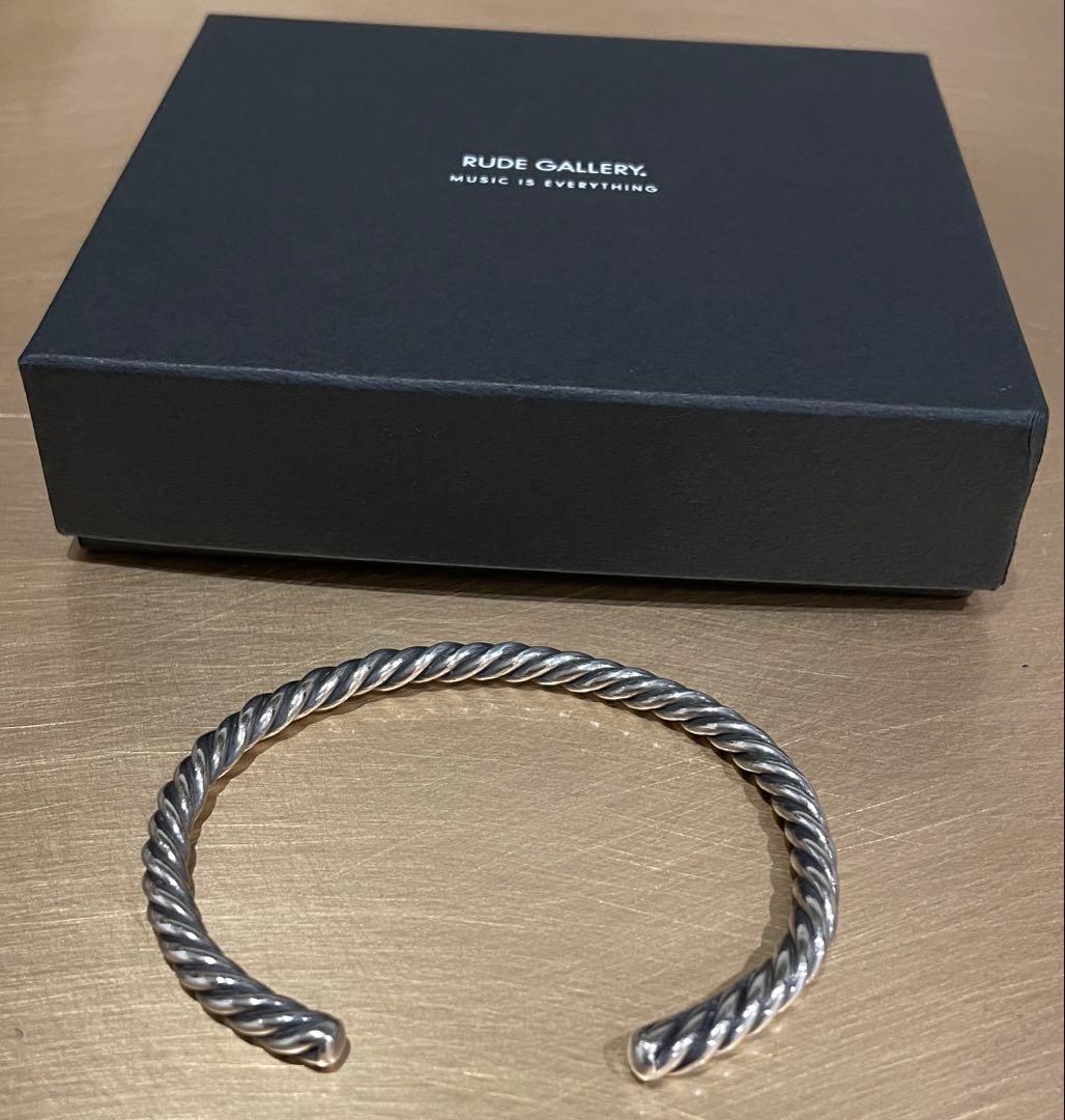 RUDE GALLERY TWIST BANGLE SILVER925 新品箱付