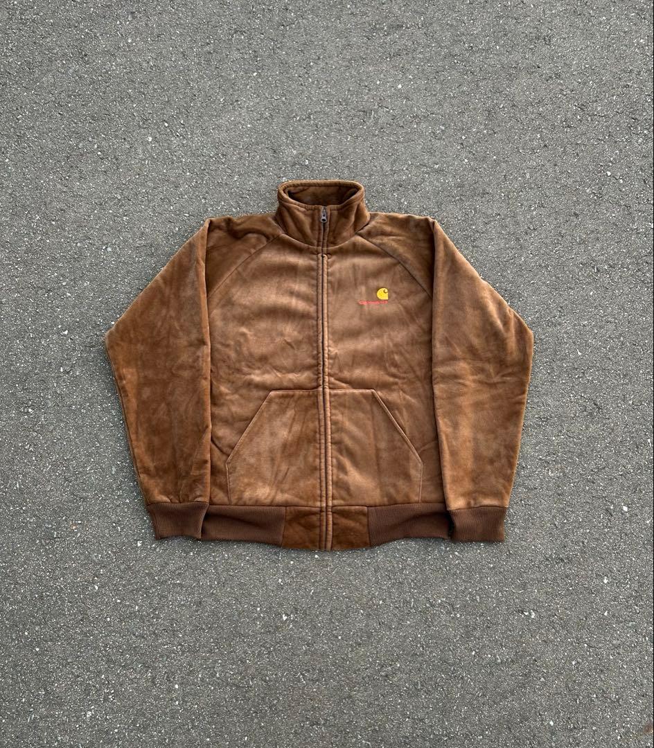 Carhartt カーハート 90s トラックジャケット ベロア 希少
