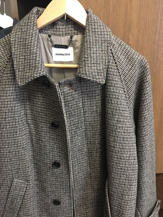 monkey time GUNCLUB CHECK ステンカラ―コート