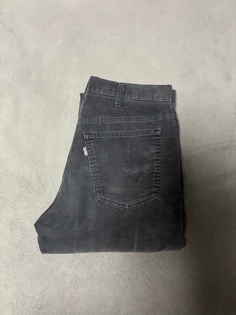 【ブラック】W32 リーバイス 519 コーデュロイ USA 80s