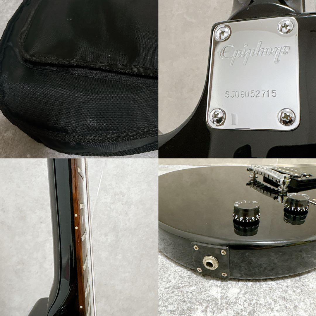 美品 エピフォン by ギブソン レスポールジュニア Jr. 黒 エレキギター