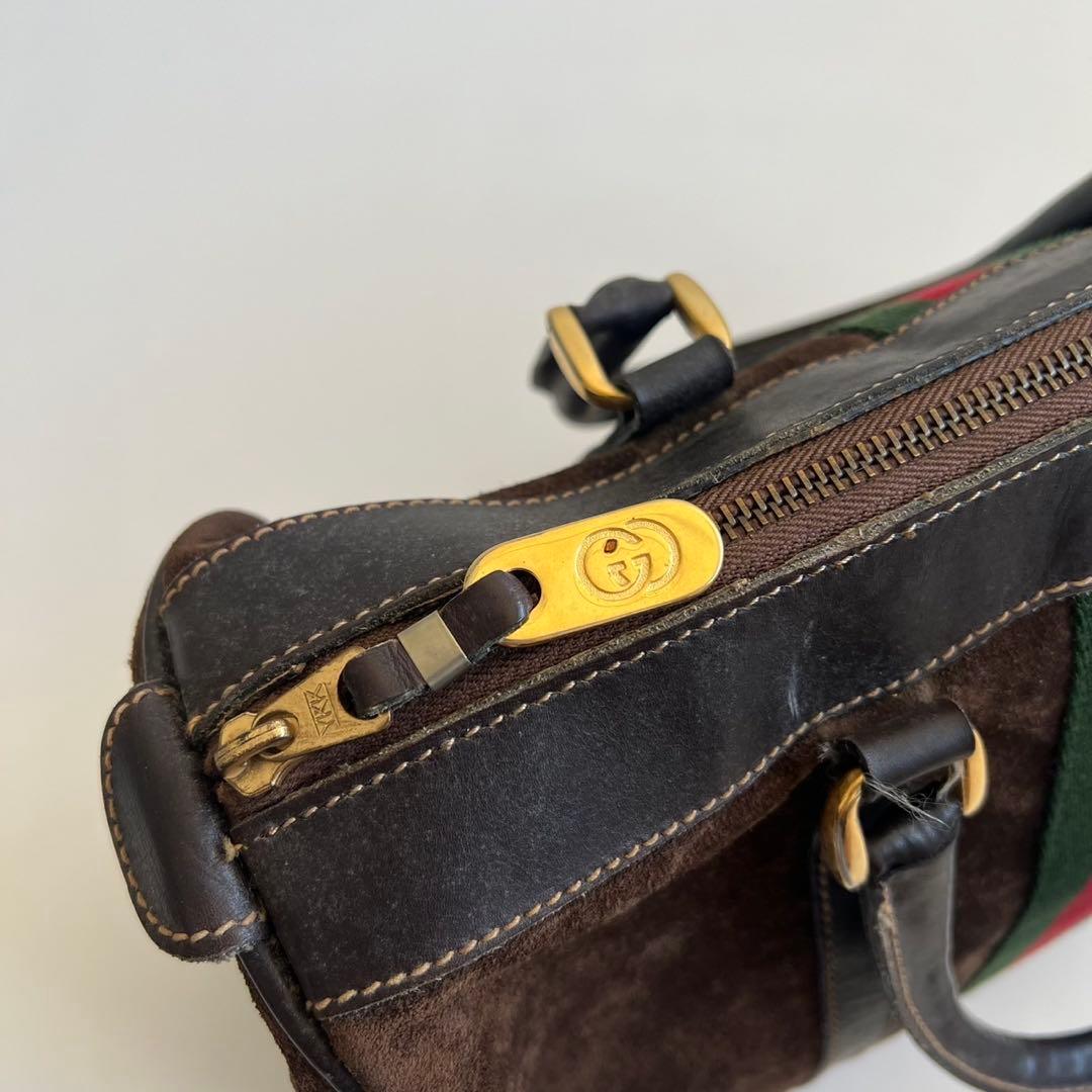 バッグ OLD GUCCI SHERRY LINE BOSTON HAND BAG