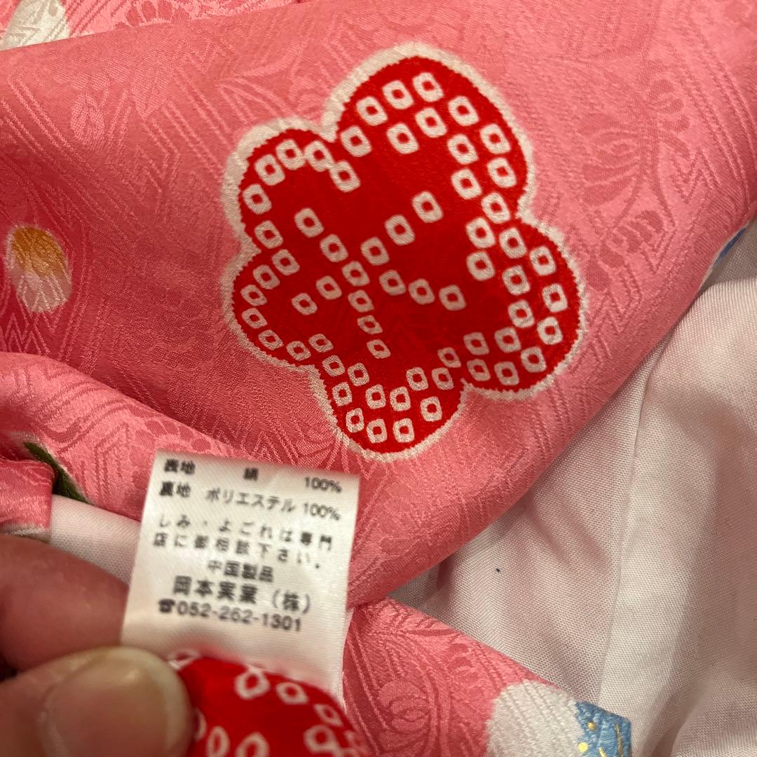 1点もの　七五三　アンティーク　女の子　子供着物　大正ロマン　被布コート