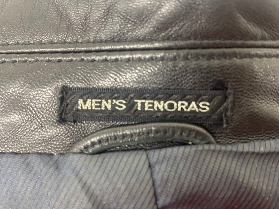 MEN’S TENORAS メンズティノラス レザー トレンチコート Mサイズ