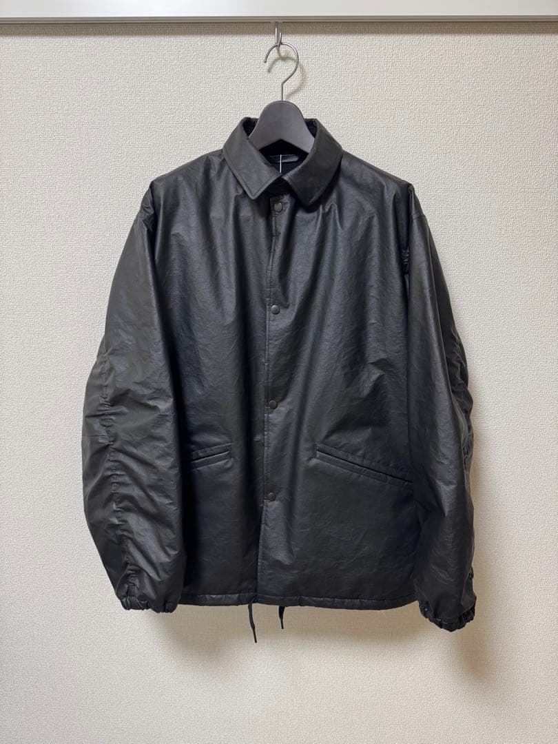 新品未使用 サイズ1 25SS COMOLI ペーパーレザーコーチジャケット