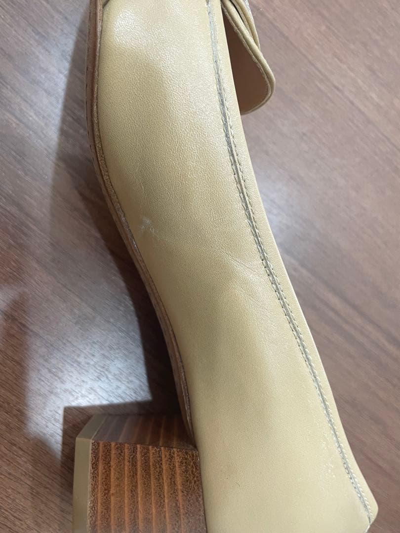 石原タイコ☆HERMES パンプス/36.5/BEG エルメス