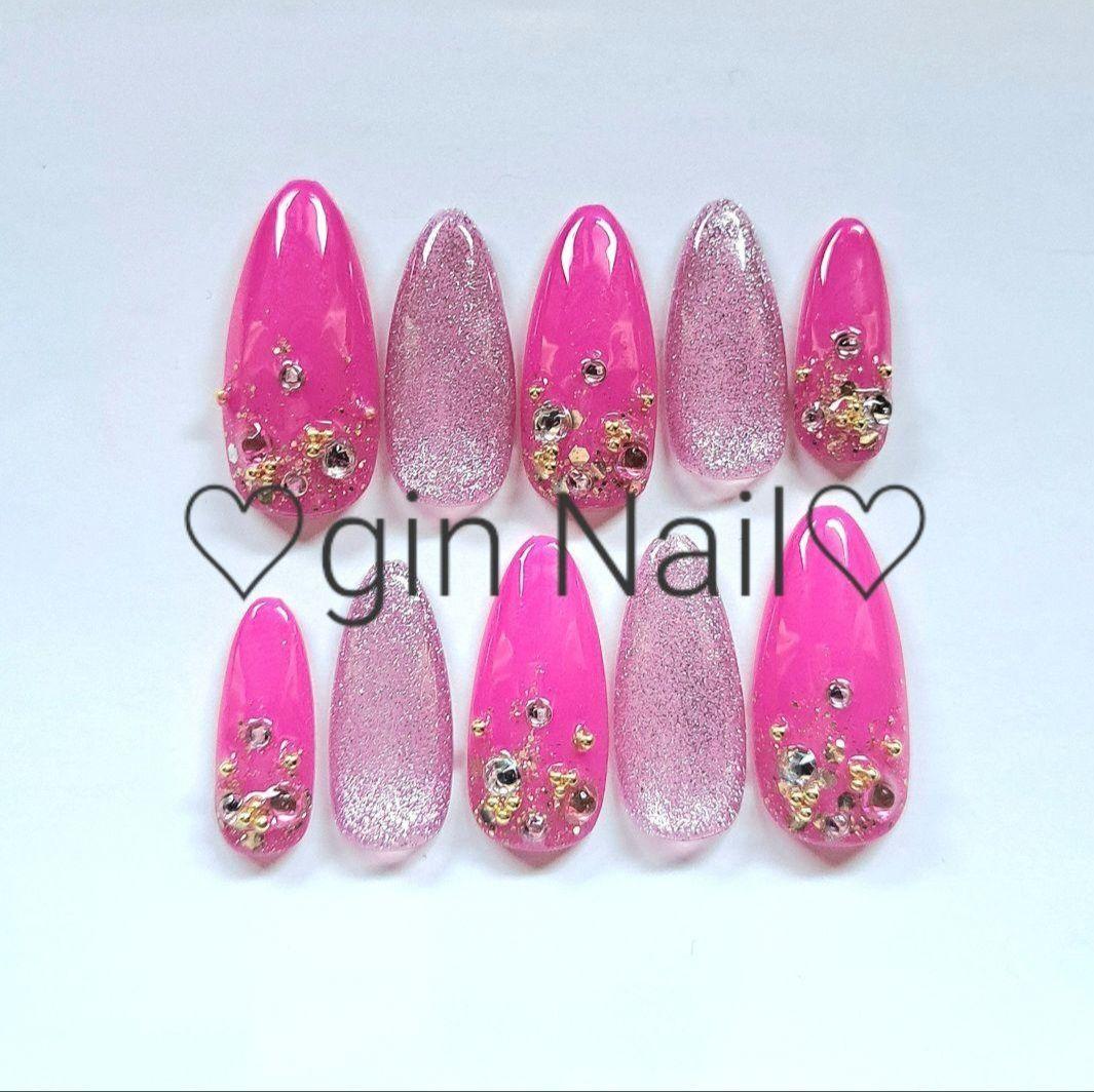 体調不良にて発送までお時間頂戴致します。 ネイルチップ　オーダー　現品