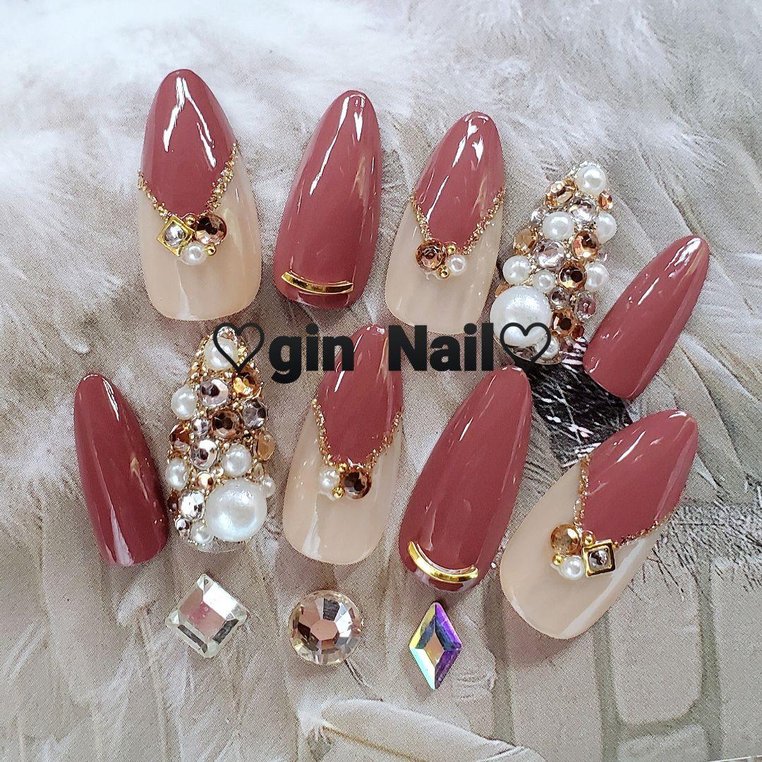 体調不良にて発送までお時間頂戴致します。 ネイルチップ　オーダー　現品