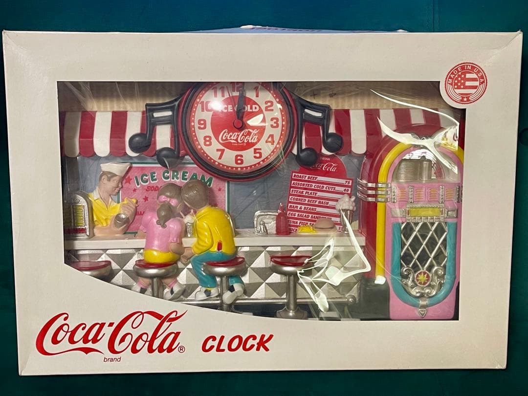 レア ヴィンテージ コカコーラ ダイナー 時計 Coca-Cola CLOCK
