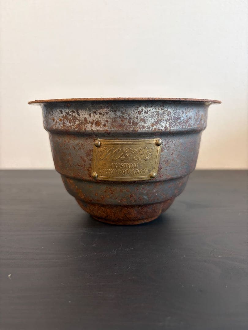 M&M CUSTOM × MASSES steel bowl／金属ボウル