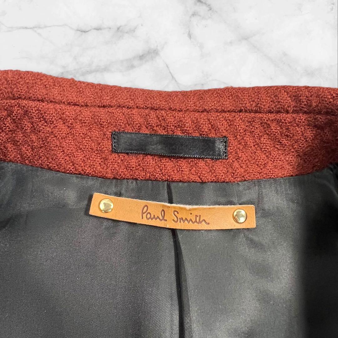 極美品 Paul Smith ダブルプレストチェスターコート サイズM オレンジ