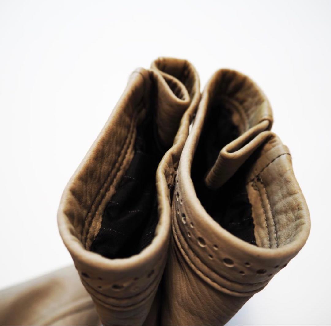 GRANT レザーフーディジャケットパーカー 牛革