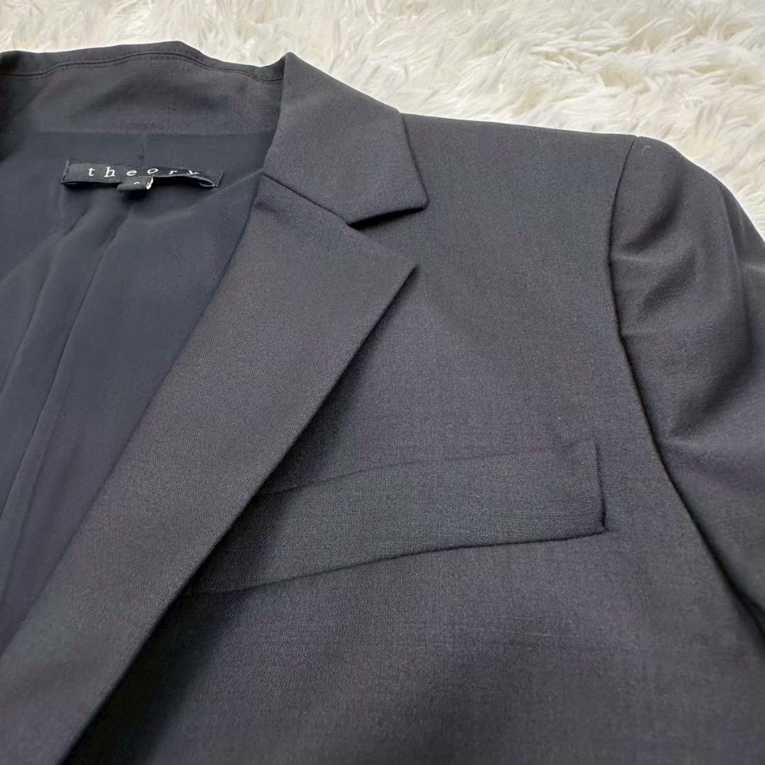美品✨ セオリー パンツスーツ ブラック ジャケットS パンツXS レディース