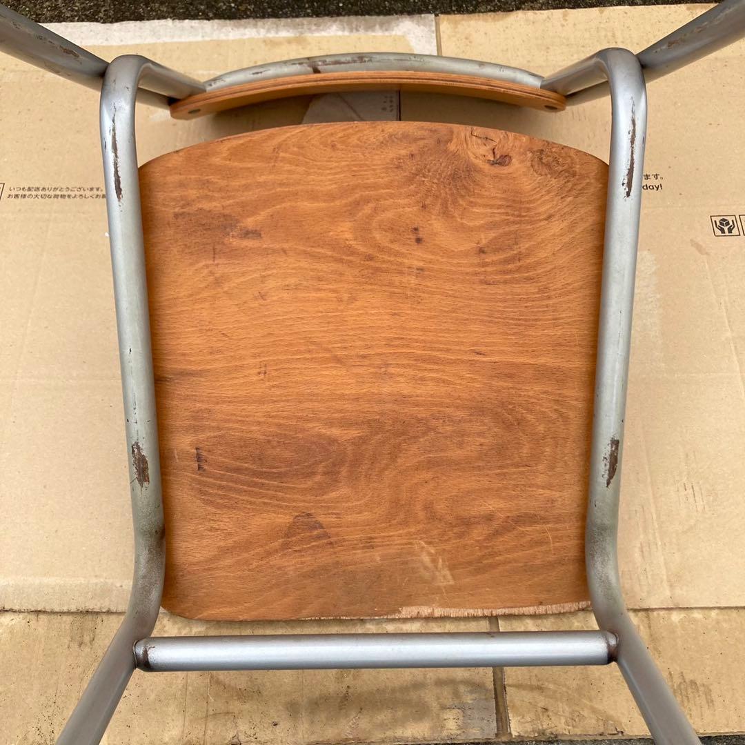 4点セット チトセ 学校 椅子 レトロ CDHK