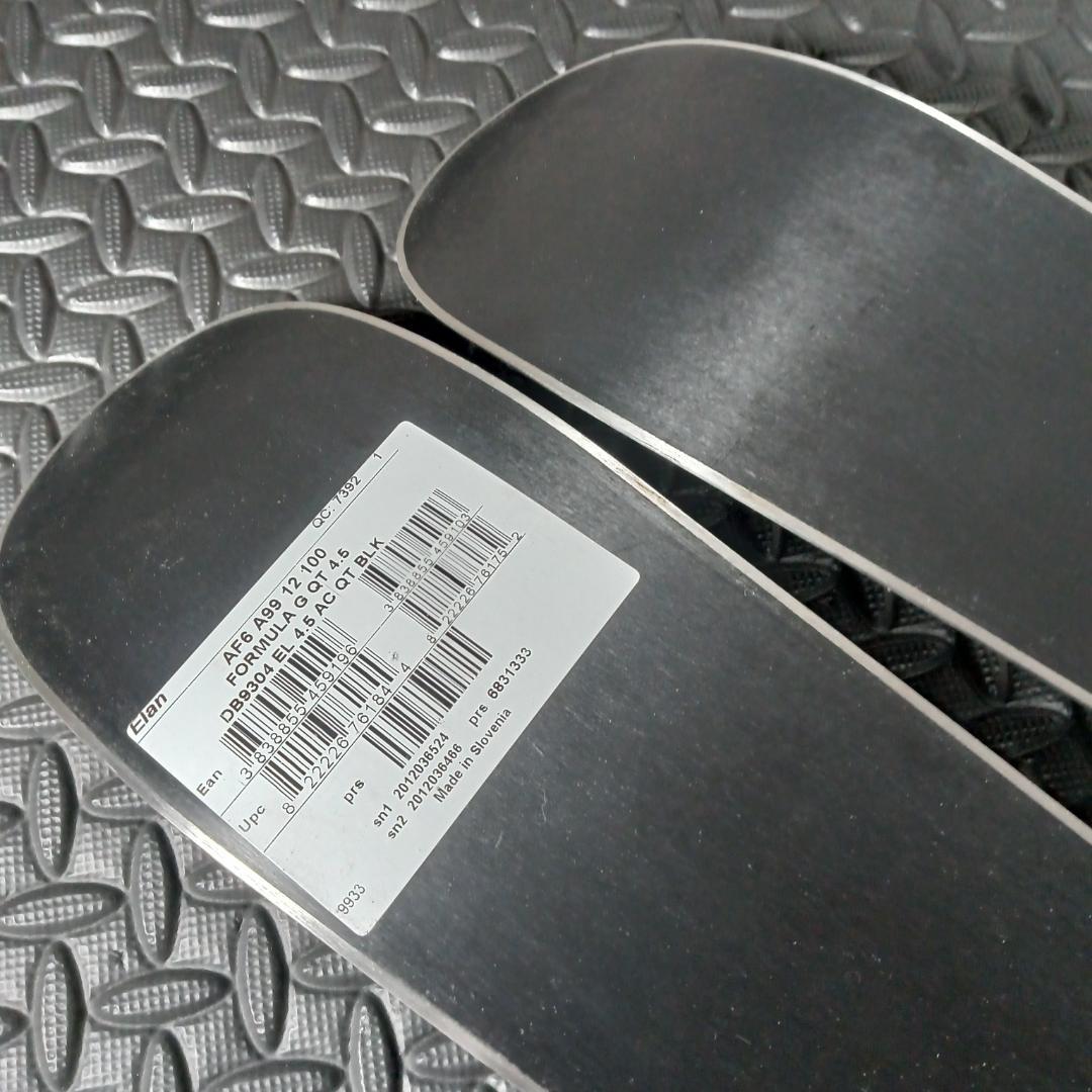 【100cm】未使用 エラン ELAN ジュニアスキー板 と中古ビィンディング