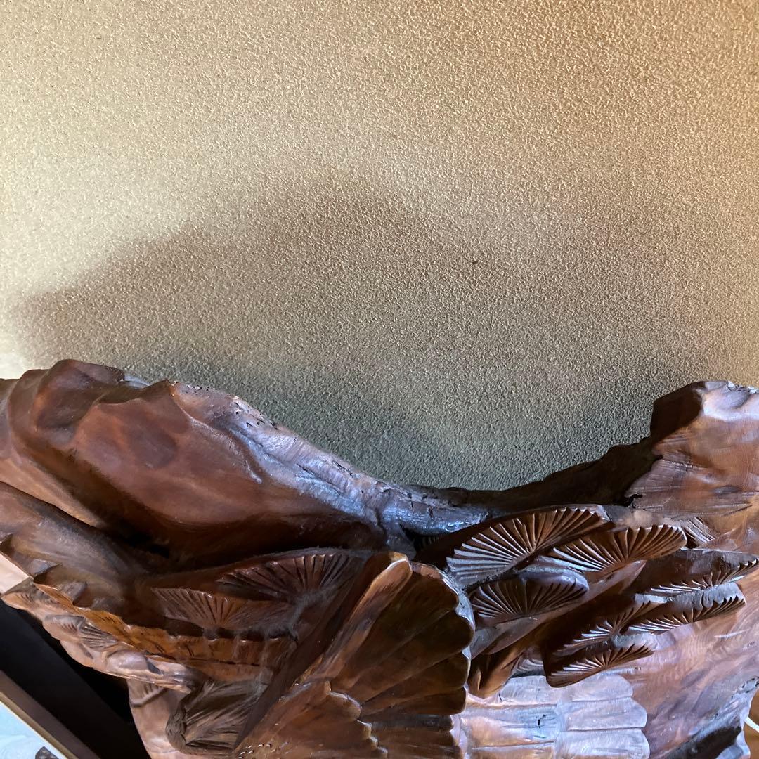 木彫り　置物　玄関アート