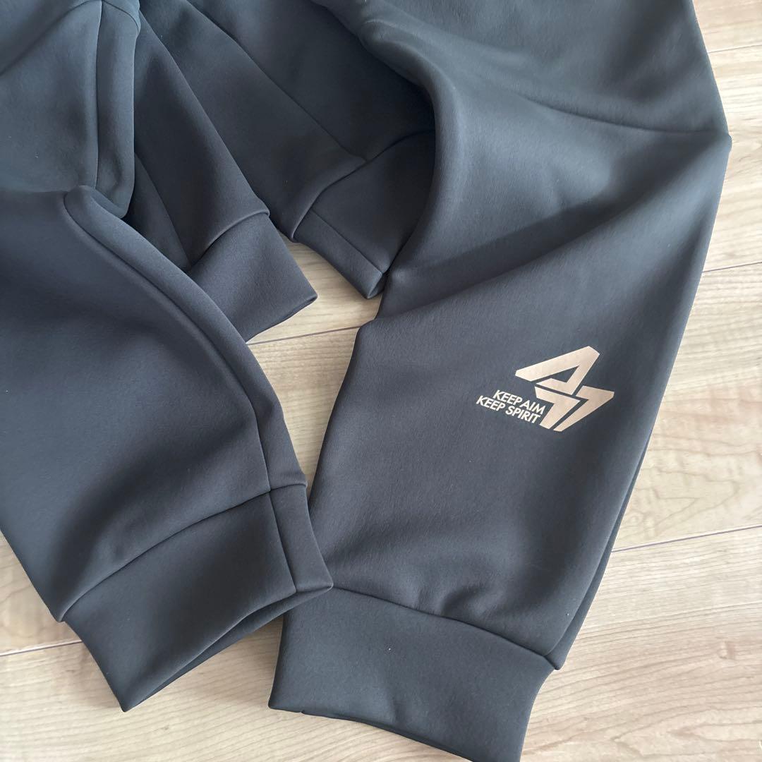 新品　アシックス　メンズ　ハイブリッドジャージジャケットパンツ　カーキ　L