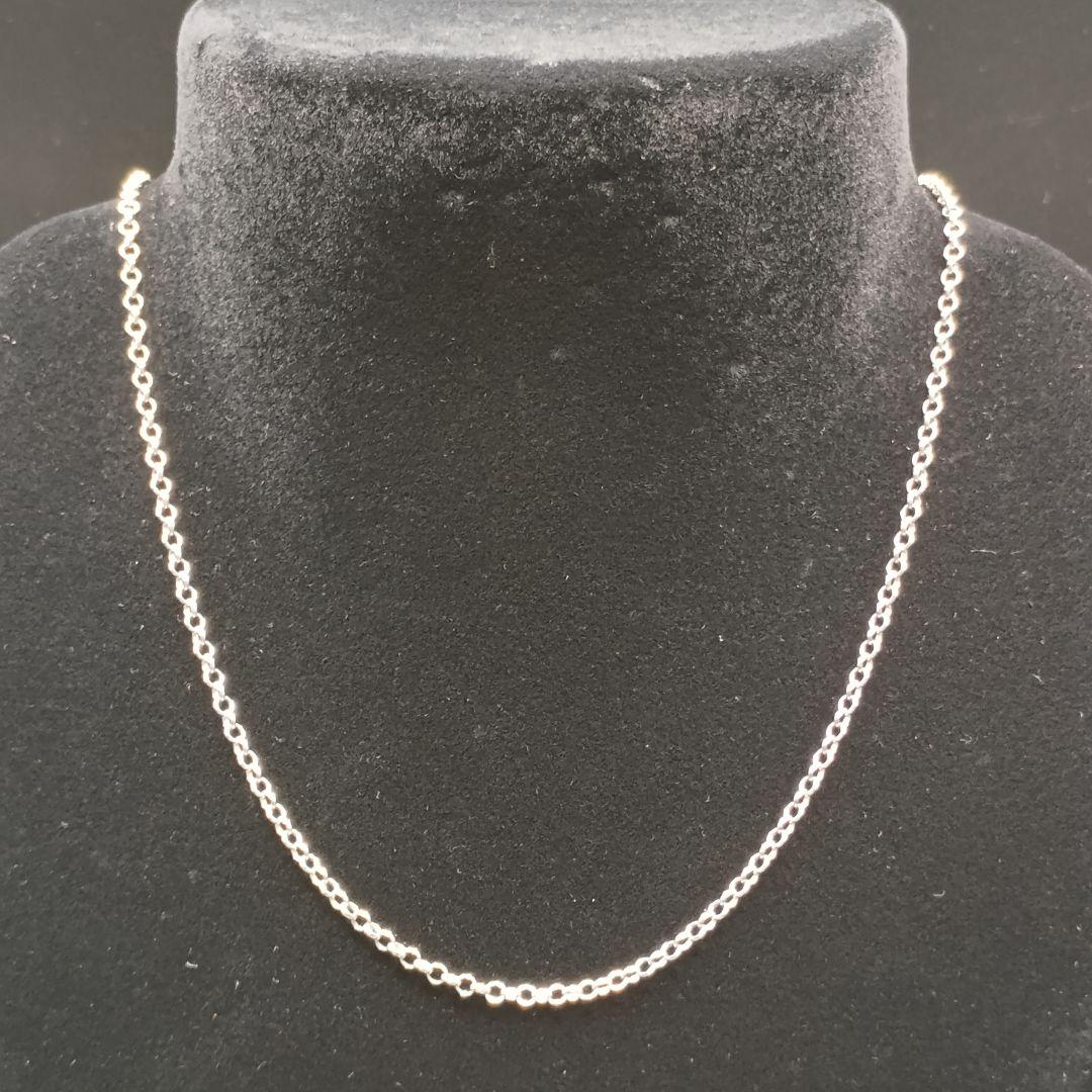 GUCCI あずきチェーン ガンメタ 50cm SILVER925