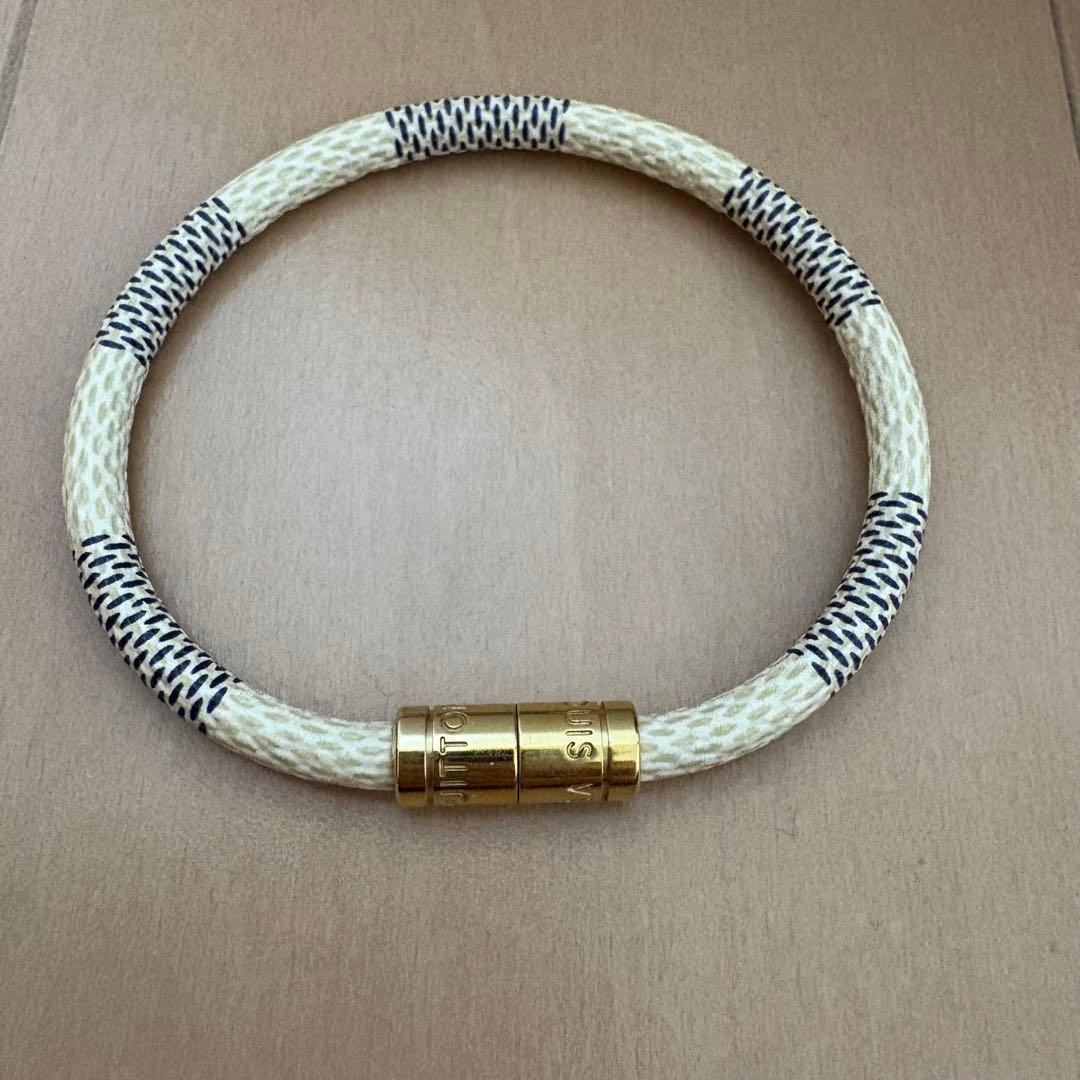 LOUIS VUITTON ルイヴィトン ダミエアズール ブラスレ キープイット