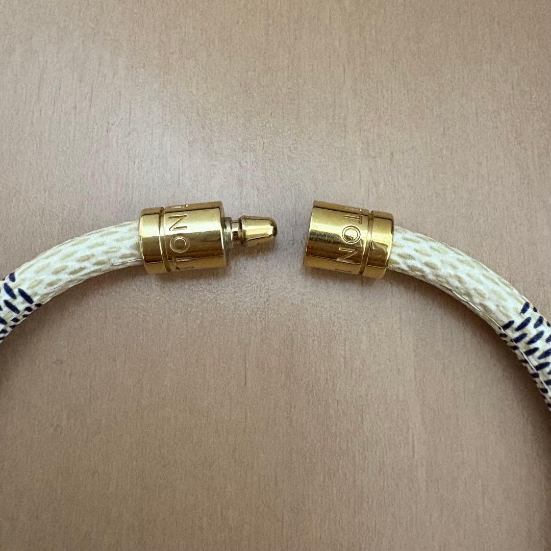 LOUIS VUITTON ルイヴィトン ダミエアズール ブラスレ キープイット