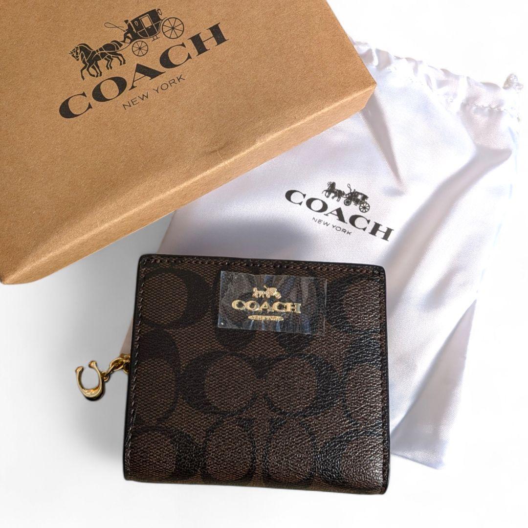 COACH コーチ 二つ折り財布 ミニ財布 コンパクト レディース C3309