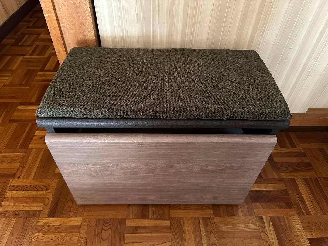 新品未使用 家具職人がつくる 収納付きスツール FranceBed