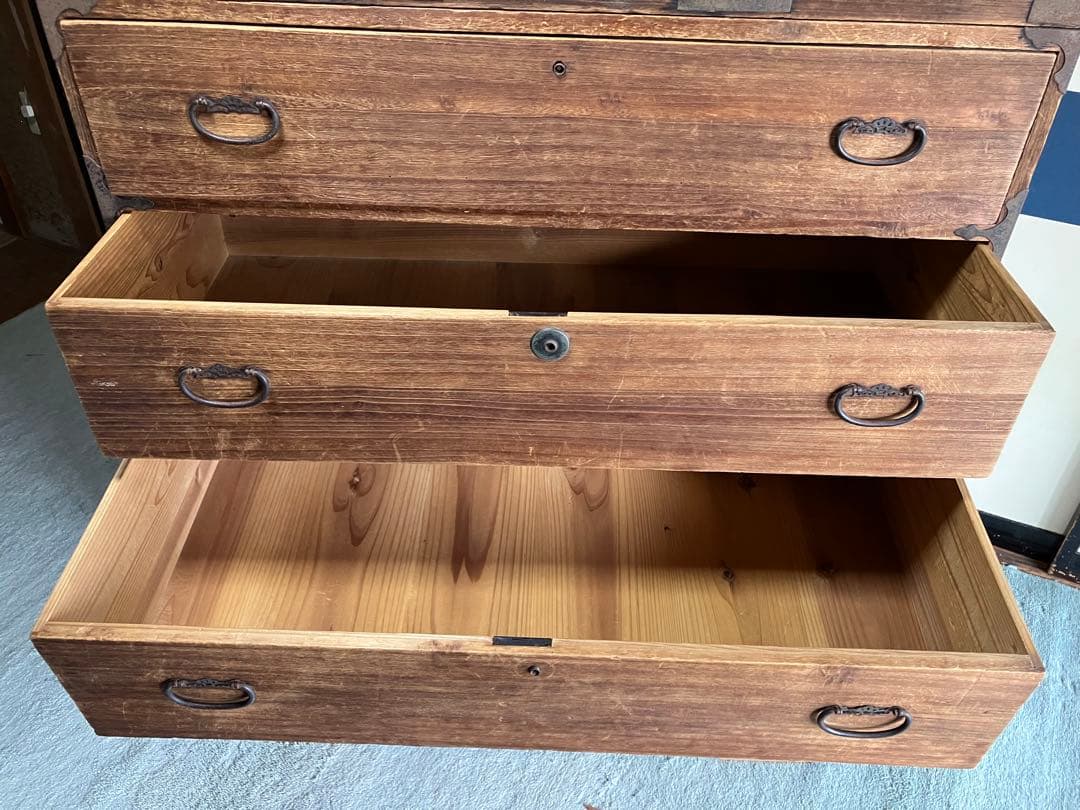 和箪笥 9引き出し ナチュラルウッド