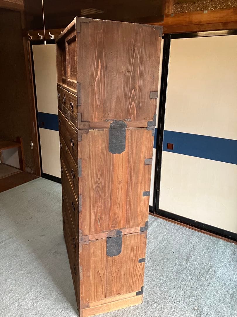 和箪笥 9引き出し ナチュラルウッド