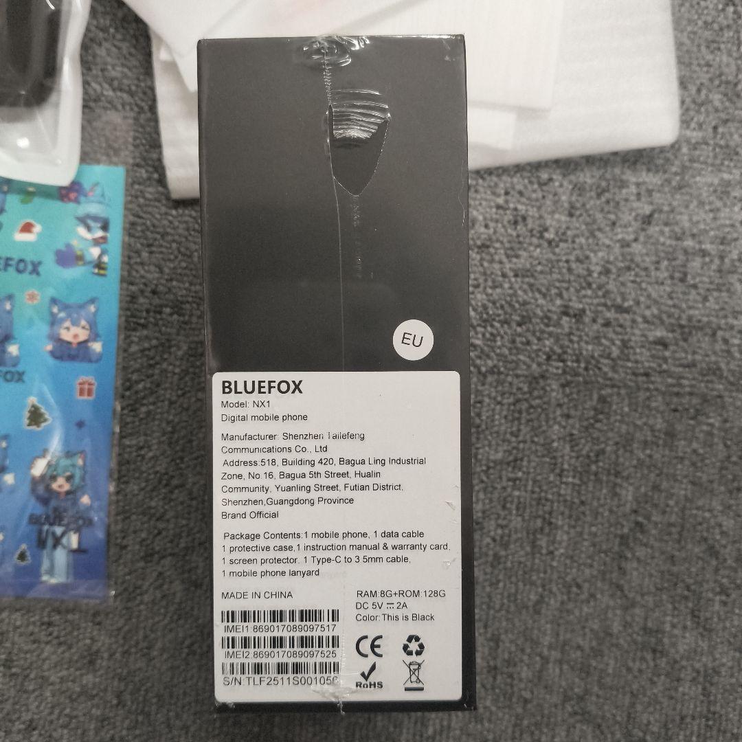 k*e様 新品未開封BLUEFOX NX1 RAM 8GB ROM 128GB