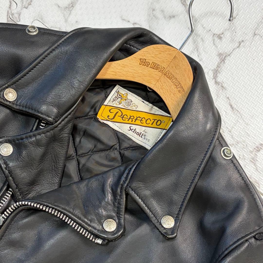 悪天使用⭕️ schott ダブルライダース 40size 618 ブラック