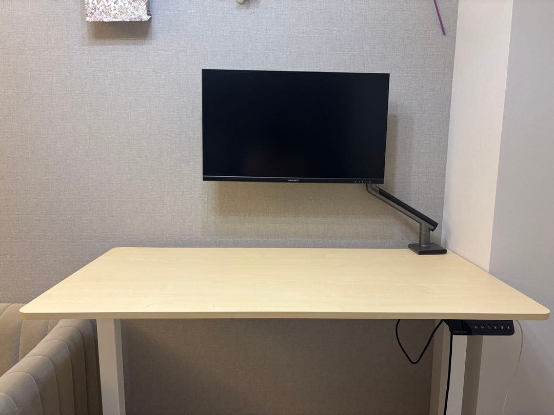 【値下げ中！！！】SANODESK 電動昇降式デスク E150 120×60