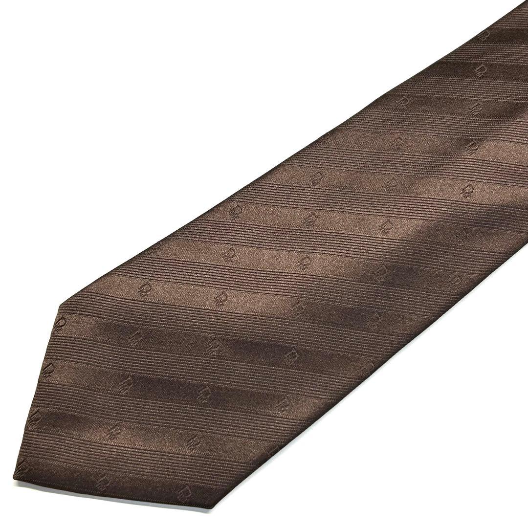 【未使用に近い✨】クリスチャンディオール ネクタイ ブラウン トロッター シルク