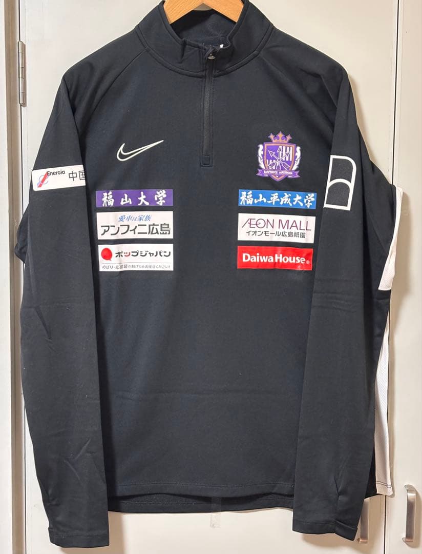 サンフレッチェ広島 支給品 ハーフジップ L