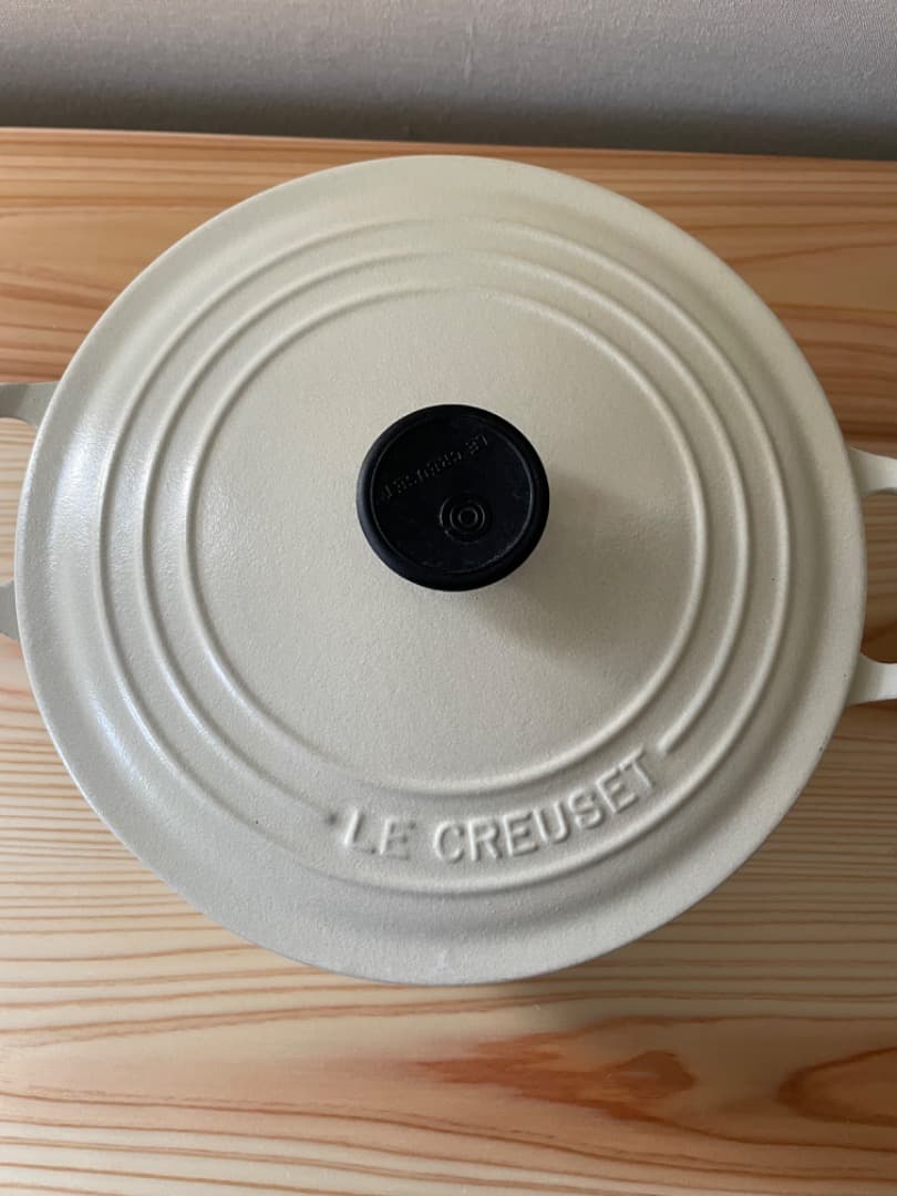 LE CREUSET　ル・クルーゼ　希少　限定色　22　白　ココット　ロンド