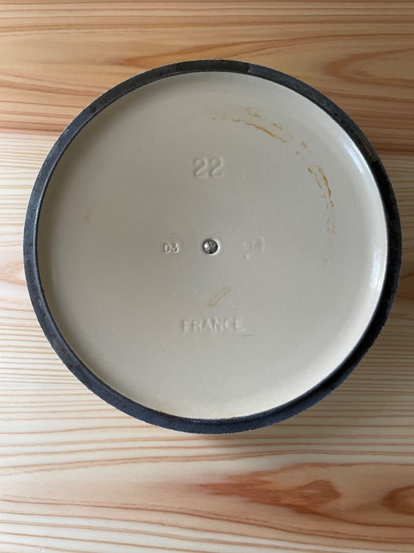 LE CREUSET　ル・クルーゼ　希少　限定色　22　白　ココット　ロンド