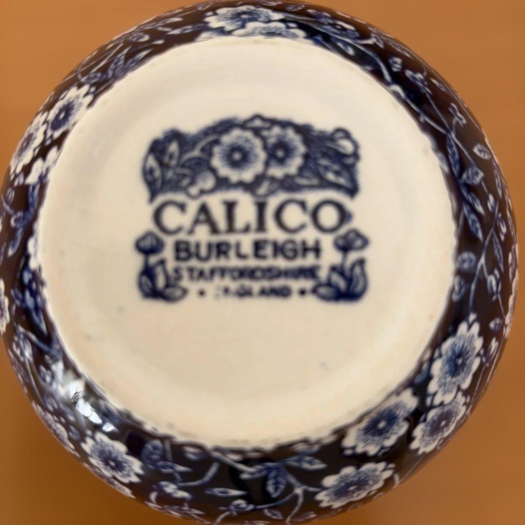 R*a様 ブルーキャリコ/Burleigh カップソーサー/ボウル✖️2/プレー